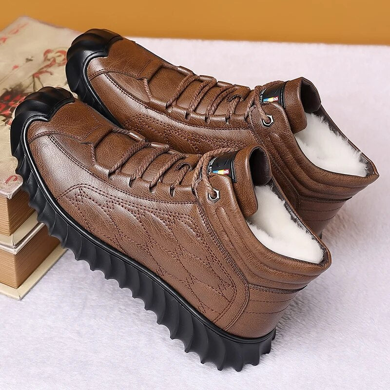 Bottes Hiver Imperméables Homme Chauffantes et Étanches