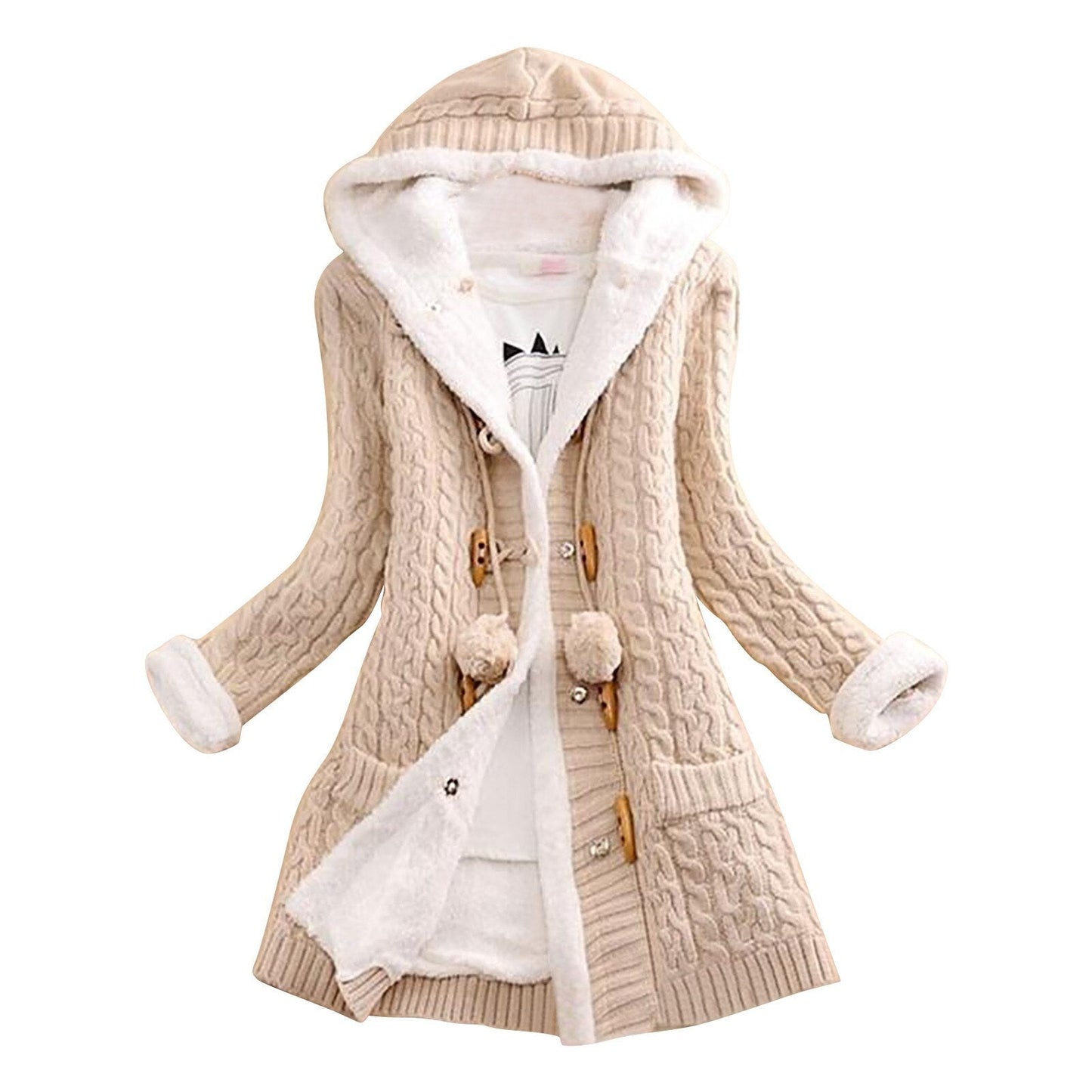 Manteau Femme Hivernal Doublé et Imperméable avec Capuche - PanierRoyale
