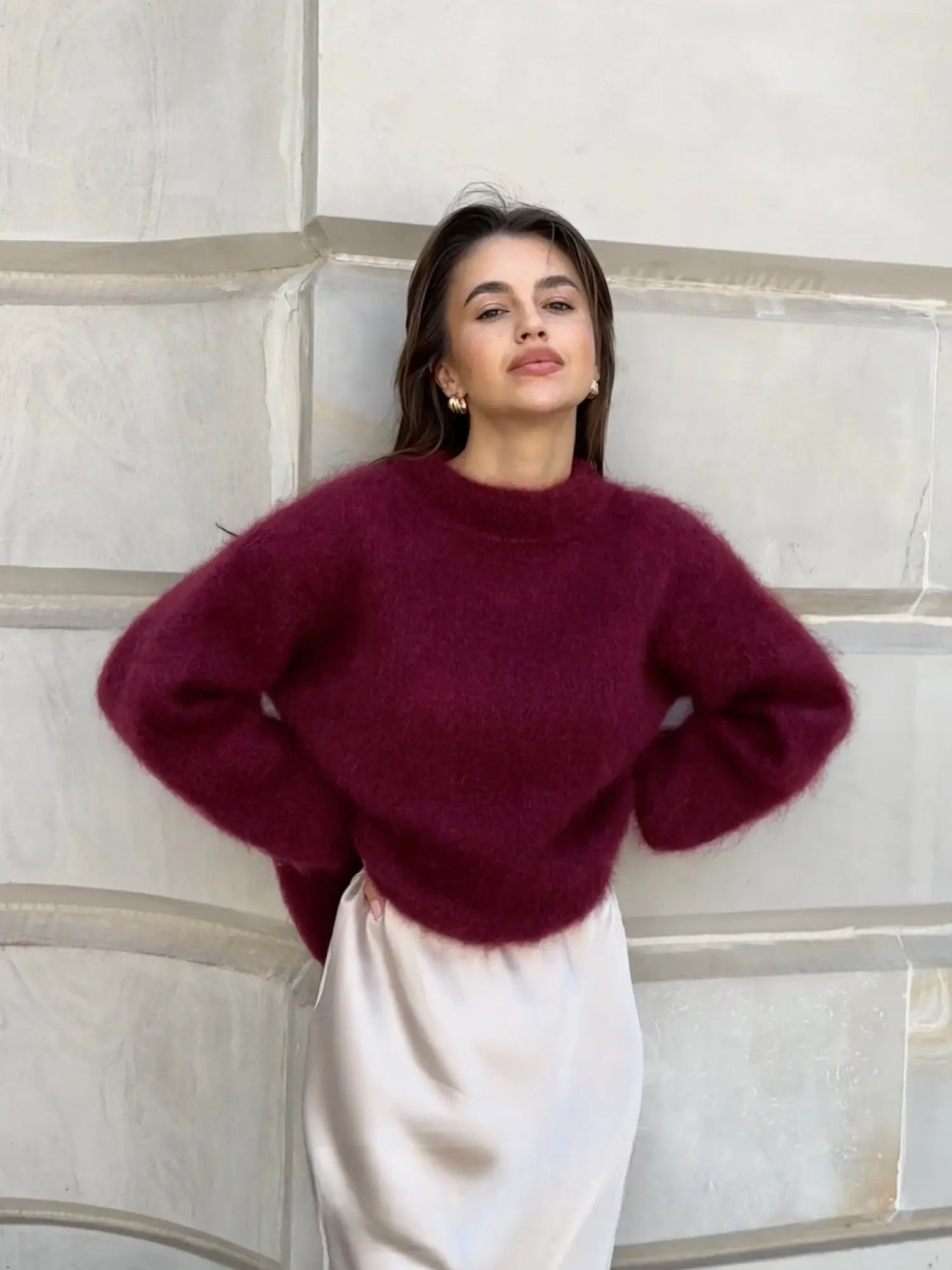 Pull Mohair Doux et Élégant pour Femme - BerlinGlamour