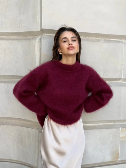 Pull Mohair Doux et Élégant pour Femme - BerlinGlamour
