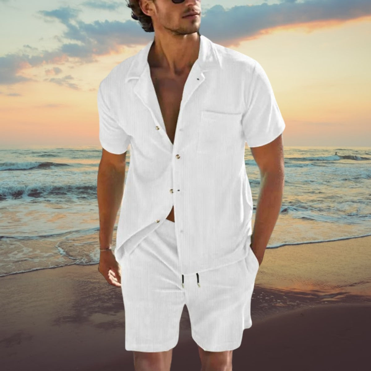 Maillot de Bain Homme Court pour Été avec Short