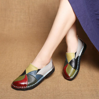 Mocassins Femmes Cuir Doux et Élégants