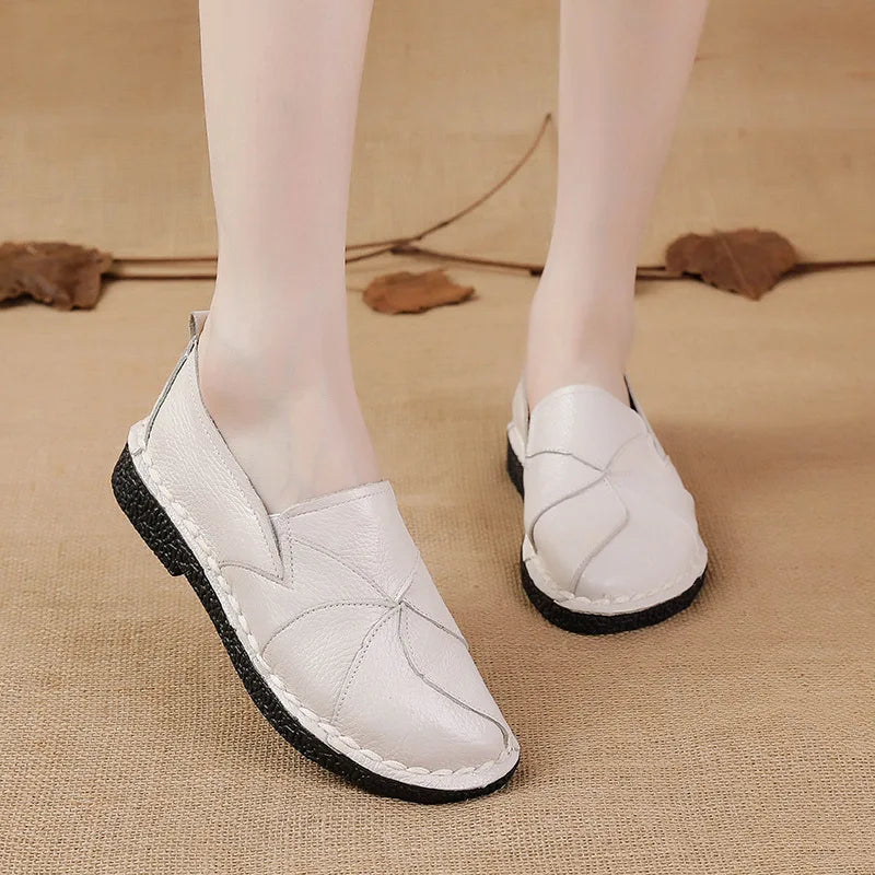 Mocassins Femmes Cuir Doux et Élégants