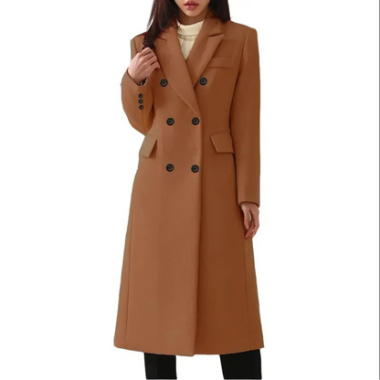Manteau femme hiver chaud et long en duvet de canard