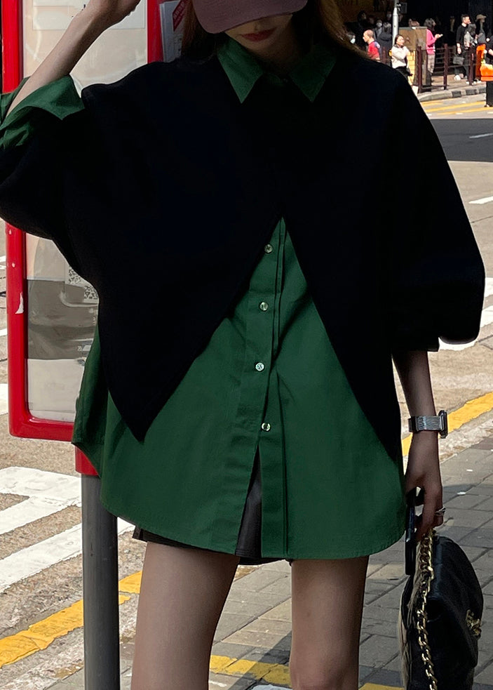 Robe deux pièces femme printemps manteau boutonné - EasyApparels