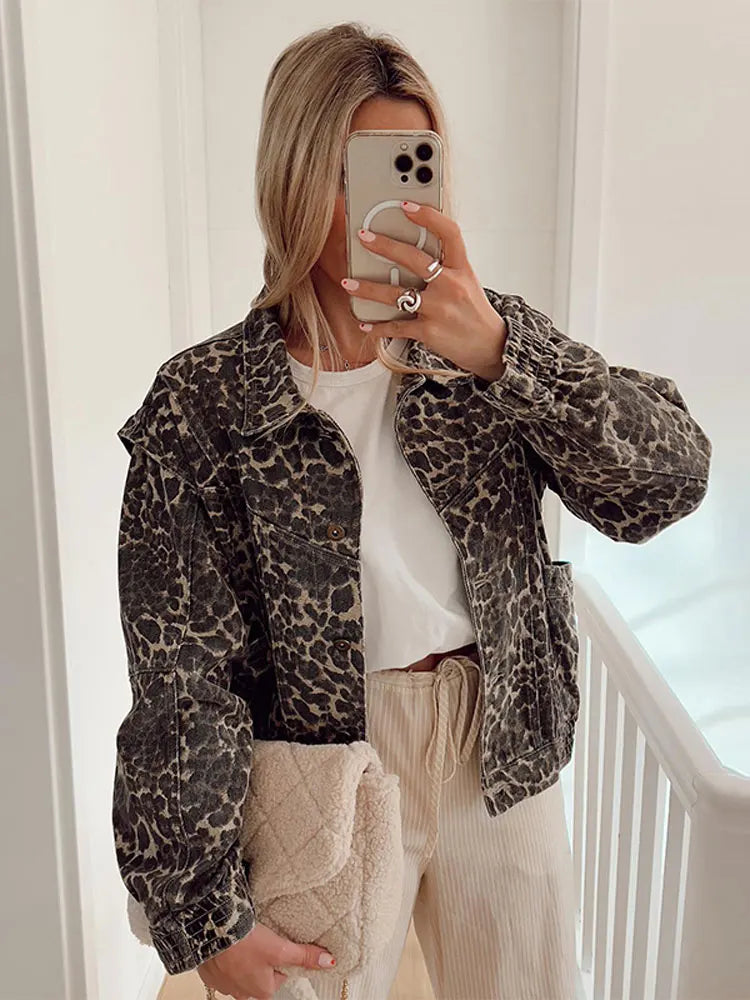 Veste Femme Courte à Carreaux pour Automne - PanierRoyale