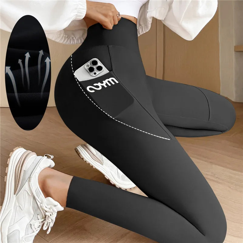 Leggings de Sport Femme avec Poches pour Le Loisir - BerlinGlamour