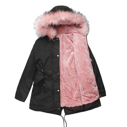 Parka Hiver Élégant avec Poches Pratiques