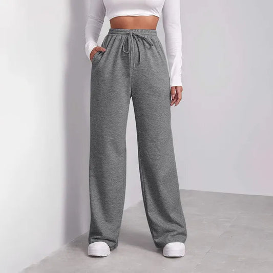 Pantalon de sport femme stretch gris foncé - PanierRoyale