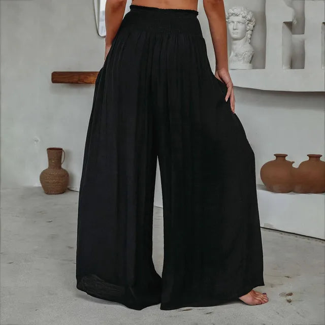 Pantalon Femme Haut de Gamme Taille Haute