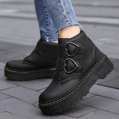 Bottines Femmes Modèle Chic à Talon Épais