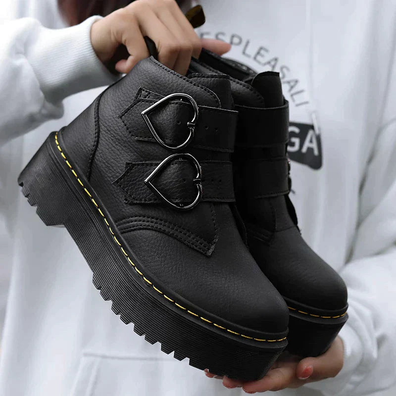 Bottines Femmes Modèle Chic à Talon Épais