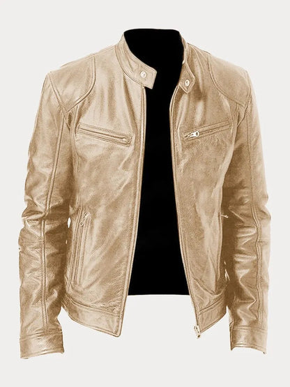 Blouson Cuir Féminin Streetwear Mode Élégante