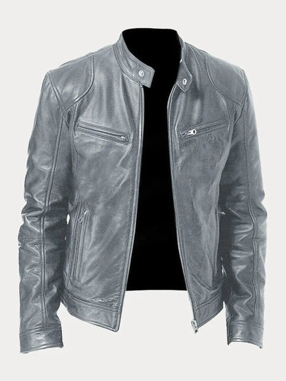 Blouson Cuir Féminin Streetwear Mode Élégante