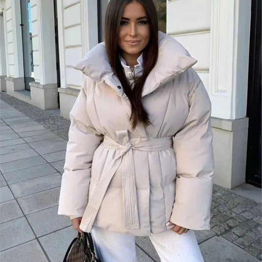 Manteau Hiver Femme à Ceinture Élégant - BerlinGlamour