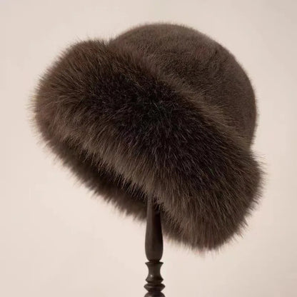 Bonnet Hiver Chaud en Fausse Fourrure Douce - PanierRoyale