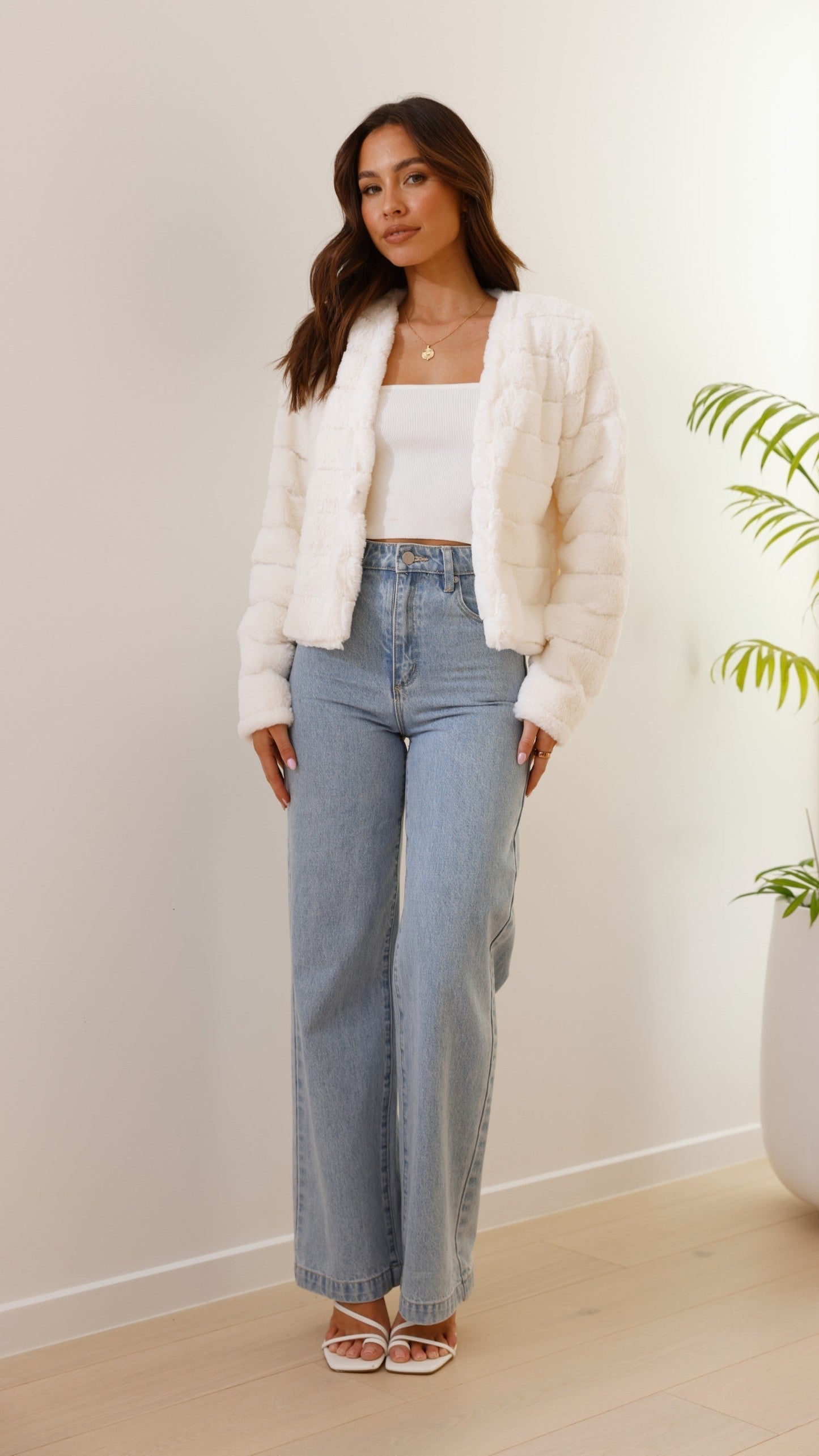Veste femme décontractée à fermeture ouverte
