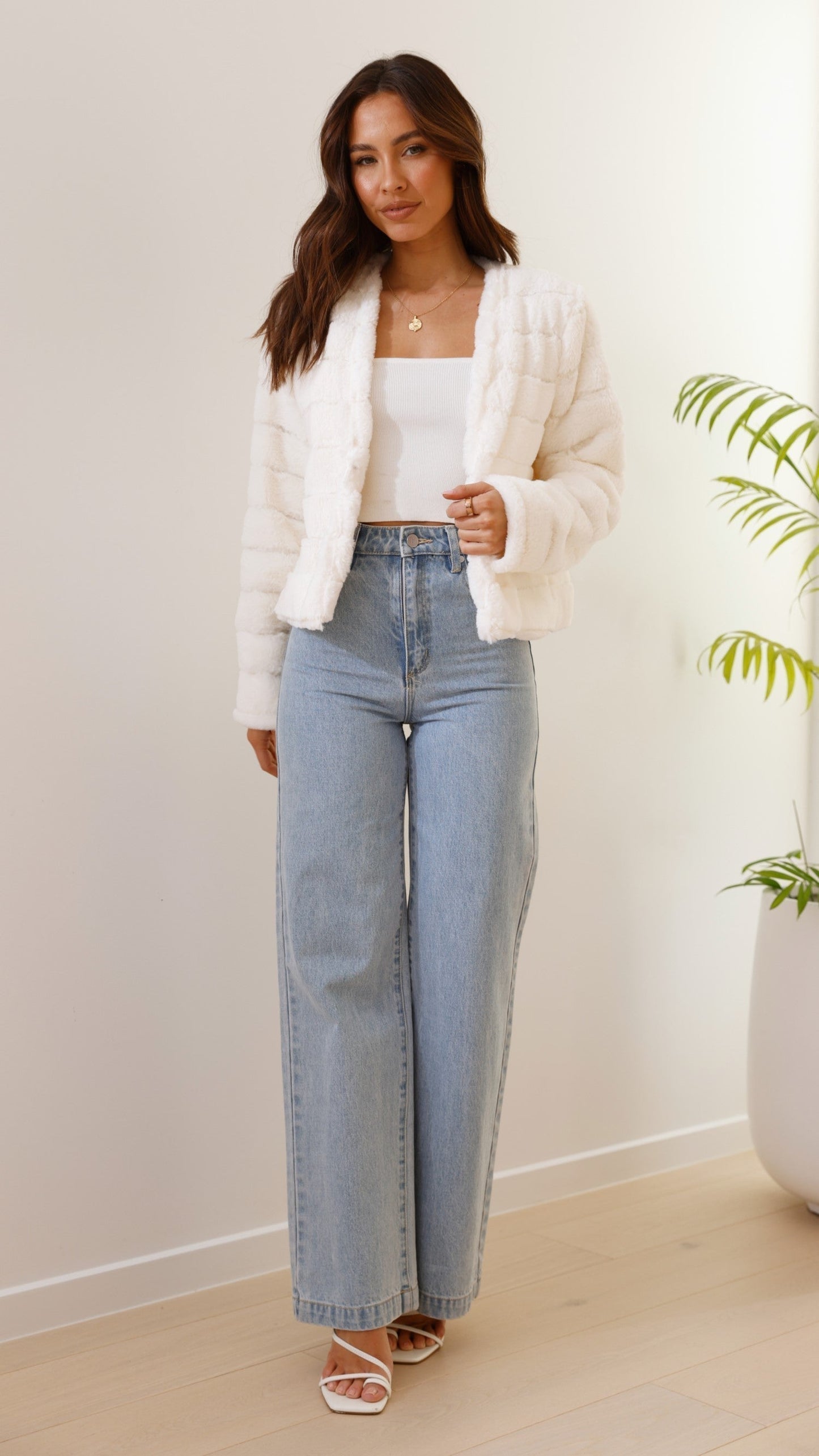 Veste femme décontractée à fermeture ouverte