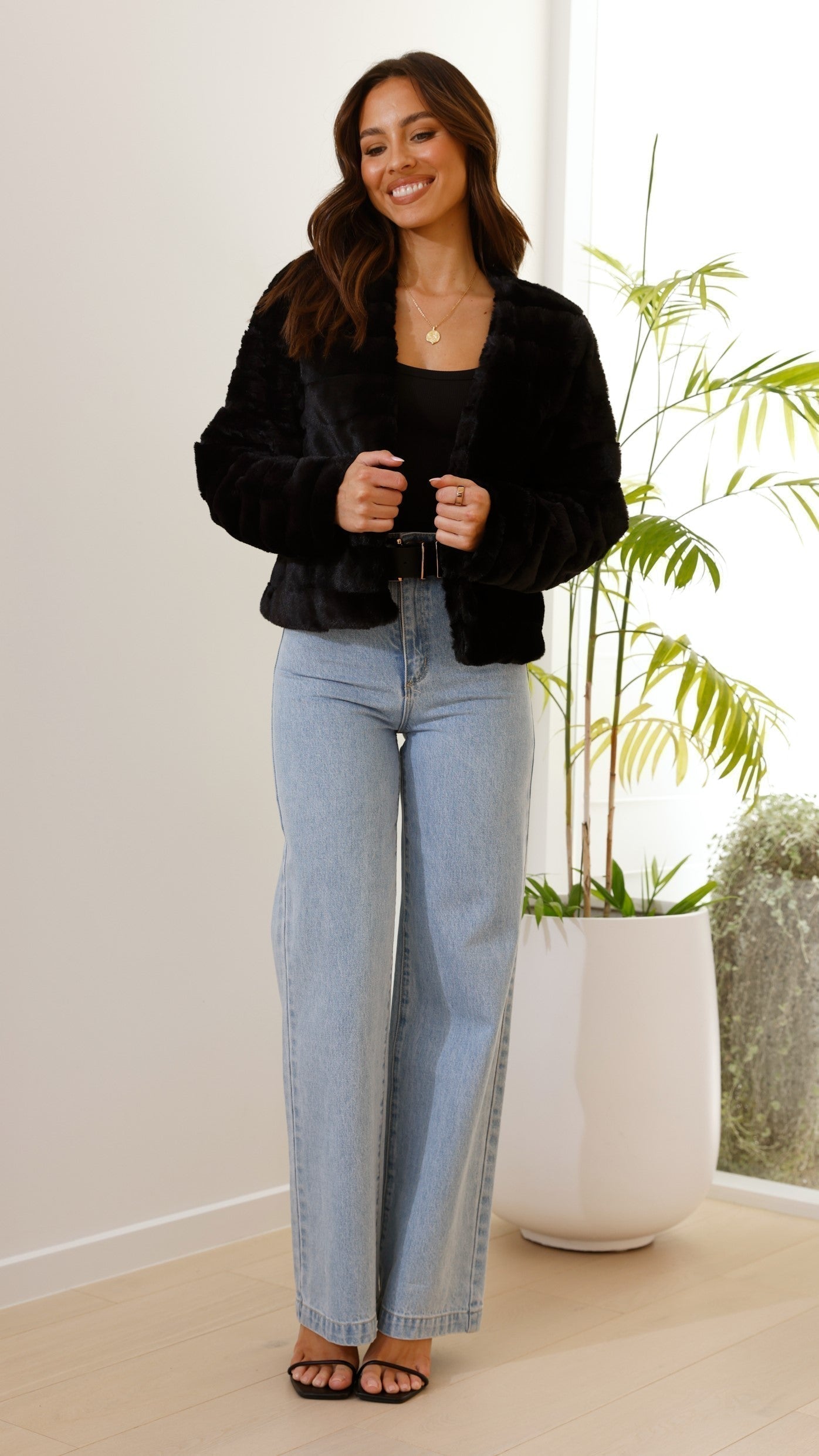 Veste femme décontractée à fermeture ouverte