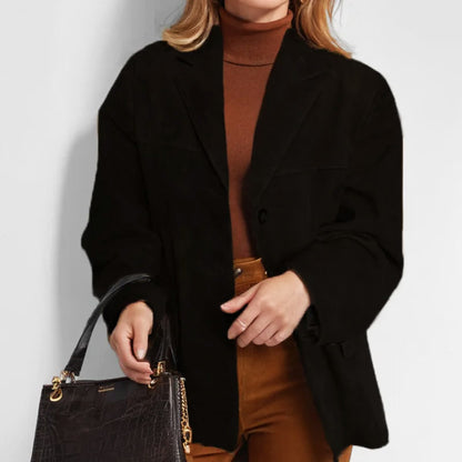 Vestiaire de femme | Blouson Cuir Noir Streetwear Féminin
