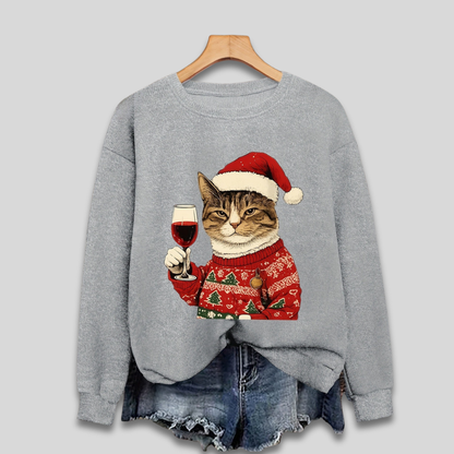 Pull de Noël Rouge Bordeaux Très Doux