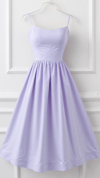 Robe femme mi-longue ascot élégante