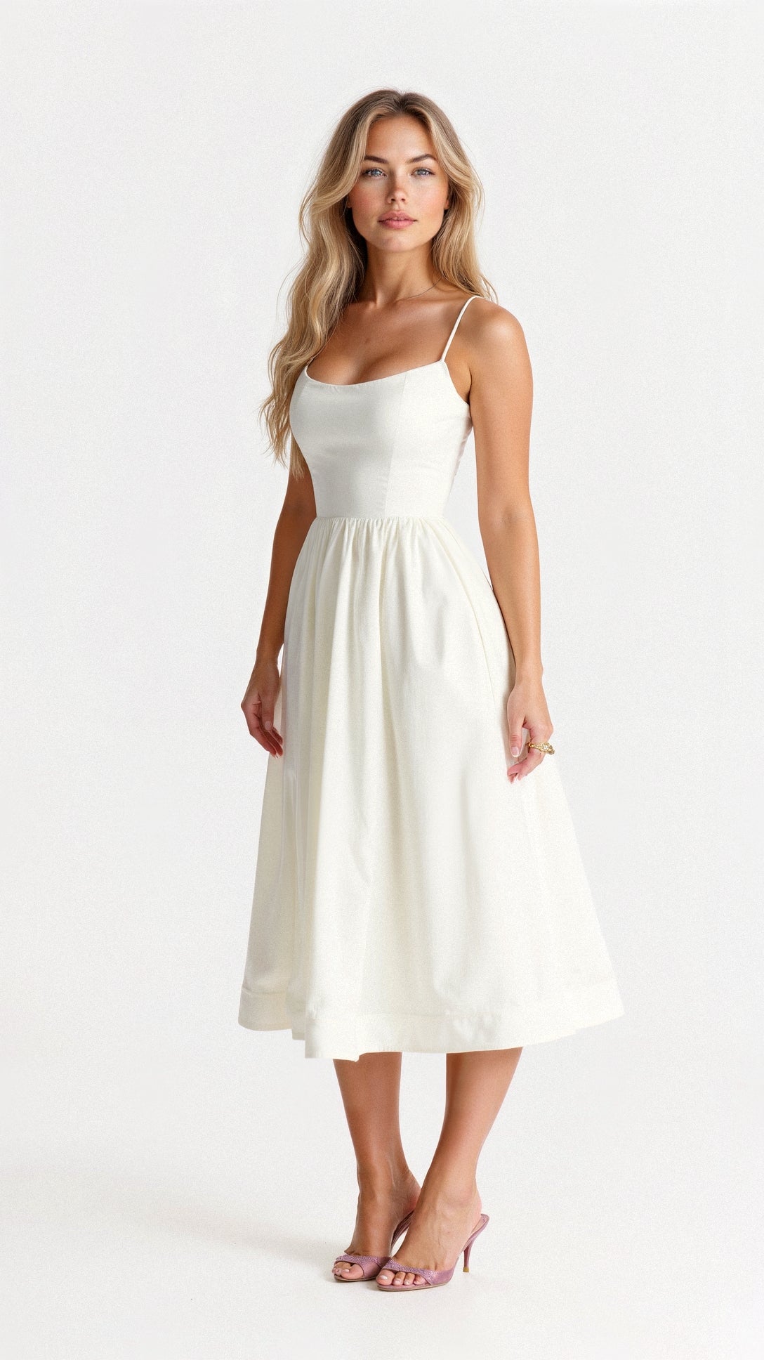 Robe femme mi-longue ascot élégante - BerlinGlamour