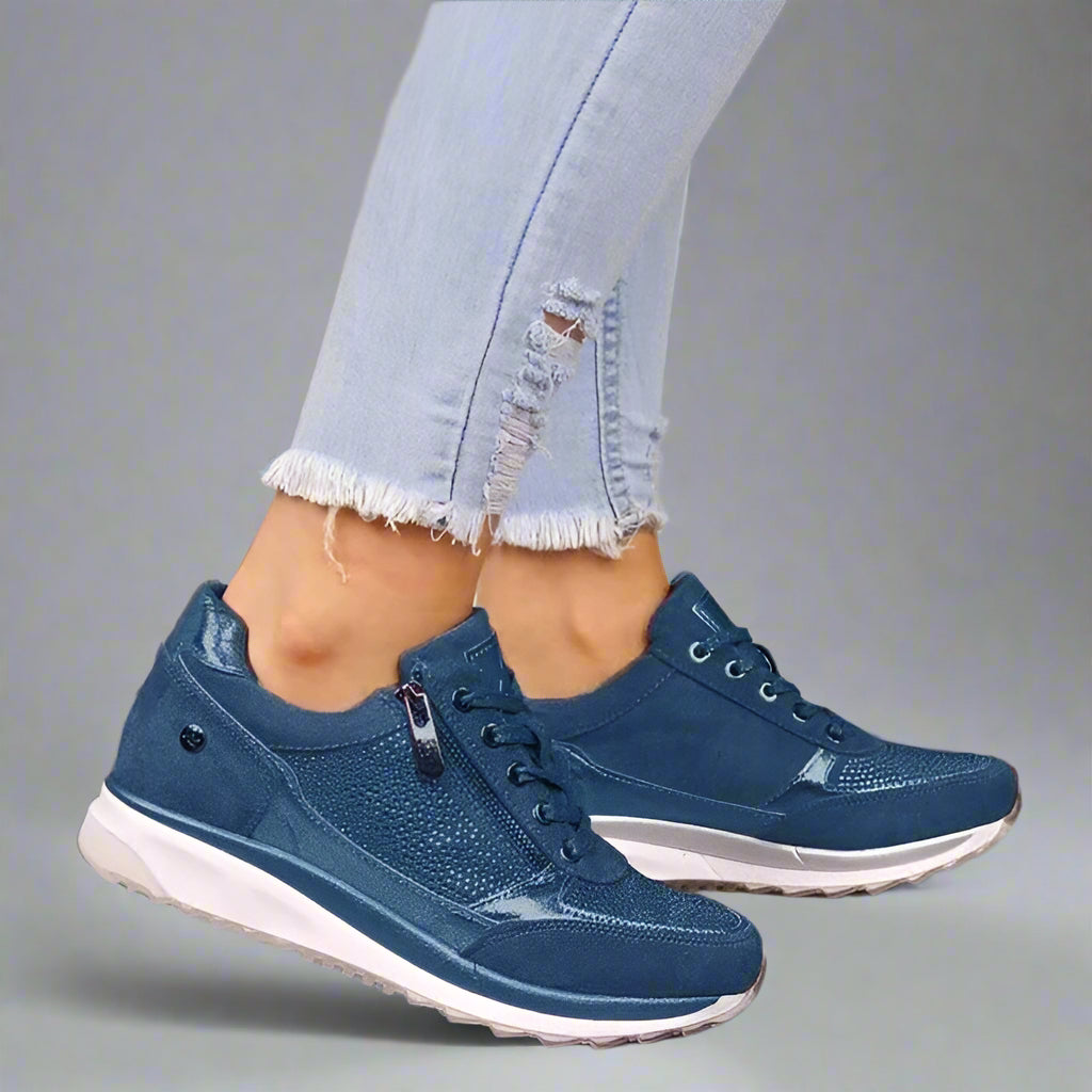Baskets Femmes Bleu Marine Confortables - PanierRoyale