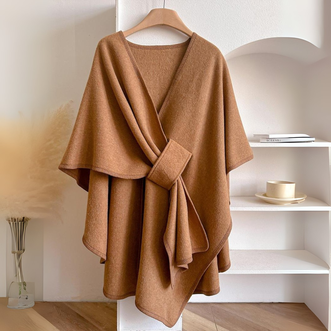 Gilet Femme Cintré à Ceinture avec Drapé Élégant