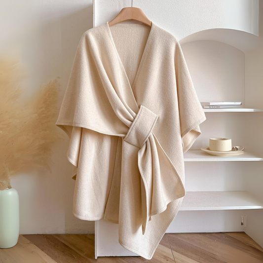 Gilet Femme Cintré à Ceinture avec Drapé Élégant - BerlinGlamour