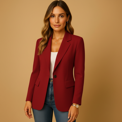 Blazer femme cintré élégant tailleur