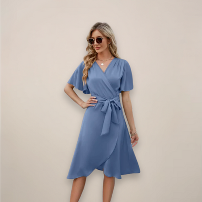 Robe Femme Courte avec Nœud au Devant - BerlinGlamour