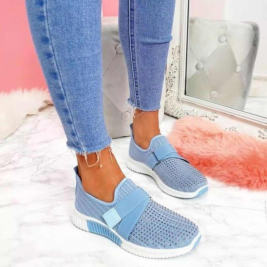 Baskets Femme Sport Chic avec Élastique - BerlinGlamour