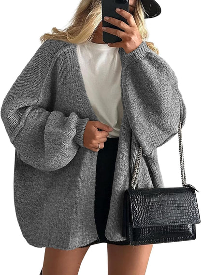 Cardigan Femme Tricot Crochet Printemps