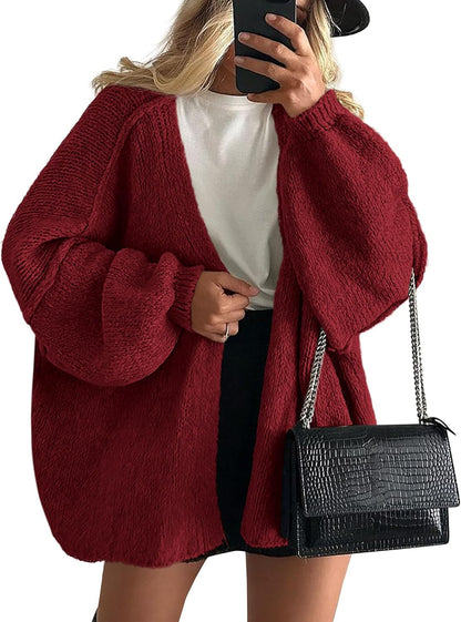 Cardigan Femme Tricot Crochet Printemps - BerlinGlamour