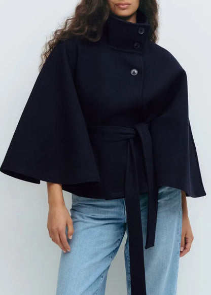 Manteau Capuchon Femme Printemps Élégant avec Ceinture