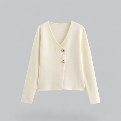 Cardigan Femme Printemps Léger avec Boutons
