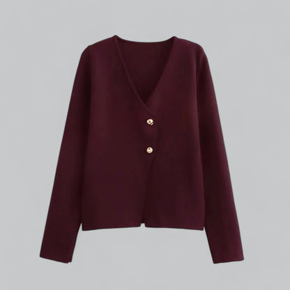 Cardigan Femme Printemps Léger avec Boutons