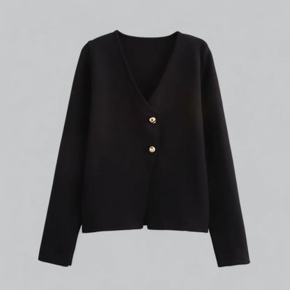 Cardigan Femme Printemps Léger avec Boutons - BerlinGlamour