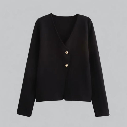 Cardigan Femme Printemps Léger avec Boutons - BerlinGlamour