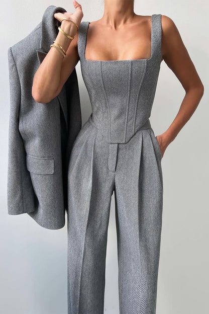 Costume Femme 3 Pièces Élégant