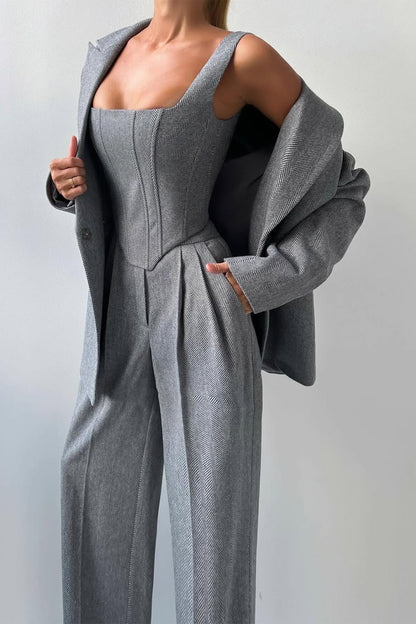 Costume Femme 3 Pièces Élégant