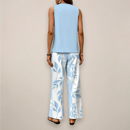 Ensemble Top et Pantalon Femme Décontracté