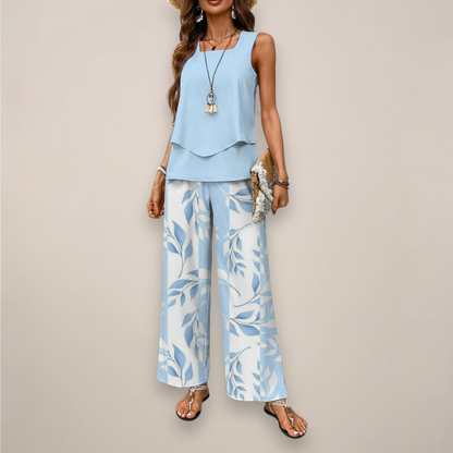 Ensemble Top et Pantalon Femme Décontracté - BerlinGlamour