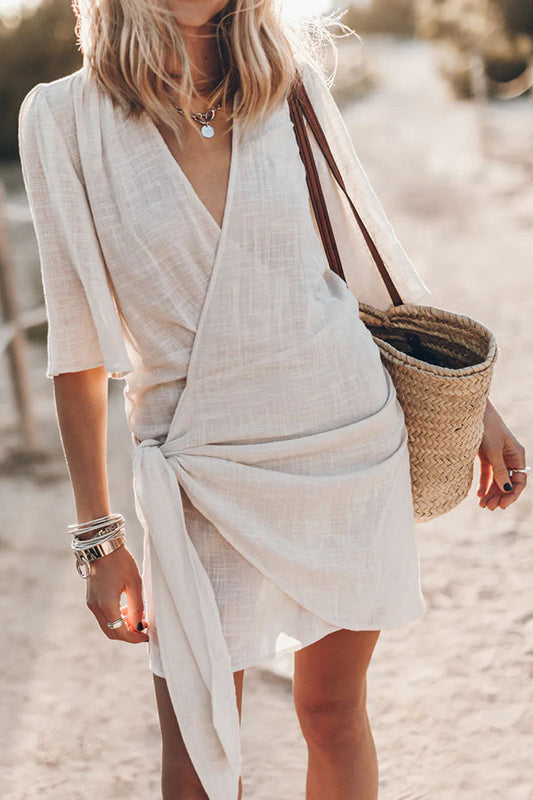 Robe Femme Courte Asymétrique Élégante - BerlinGlamour