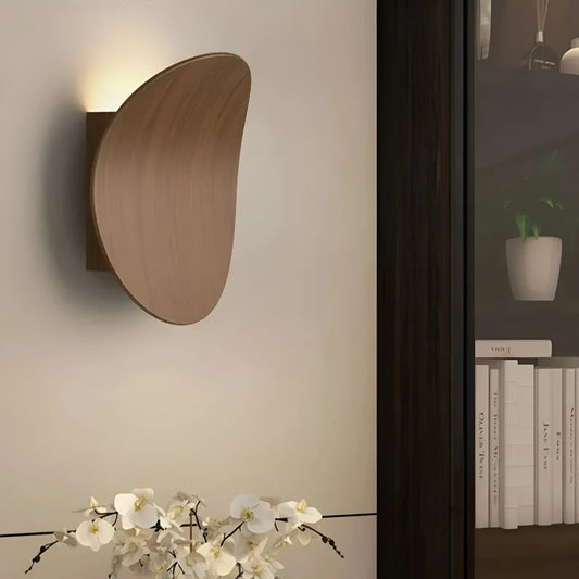 WoodLume™ – Applique Murale Design en Bois Naturel Éclairage Doux