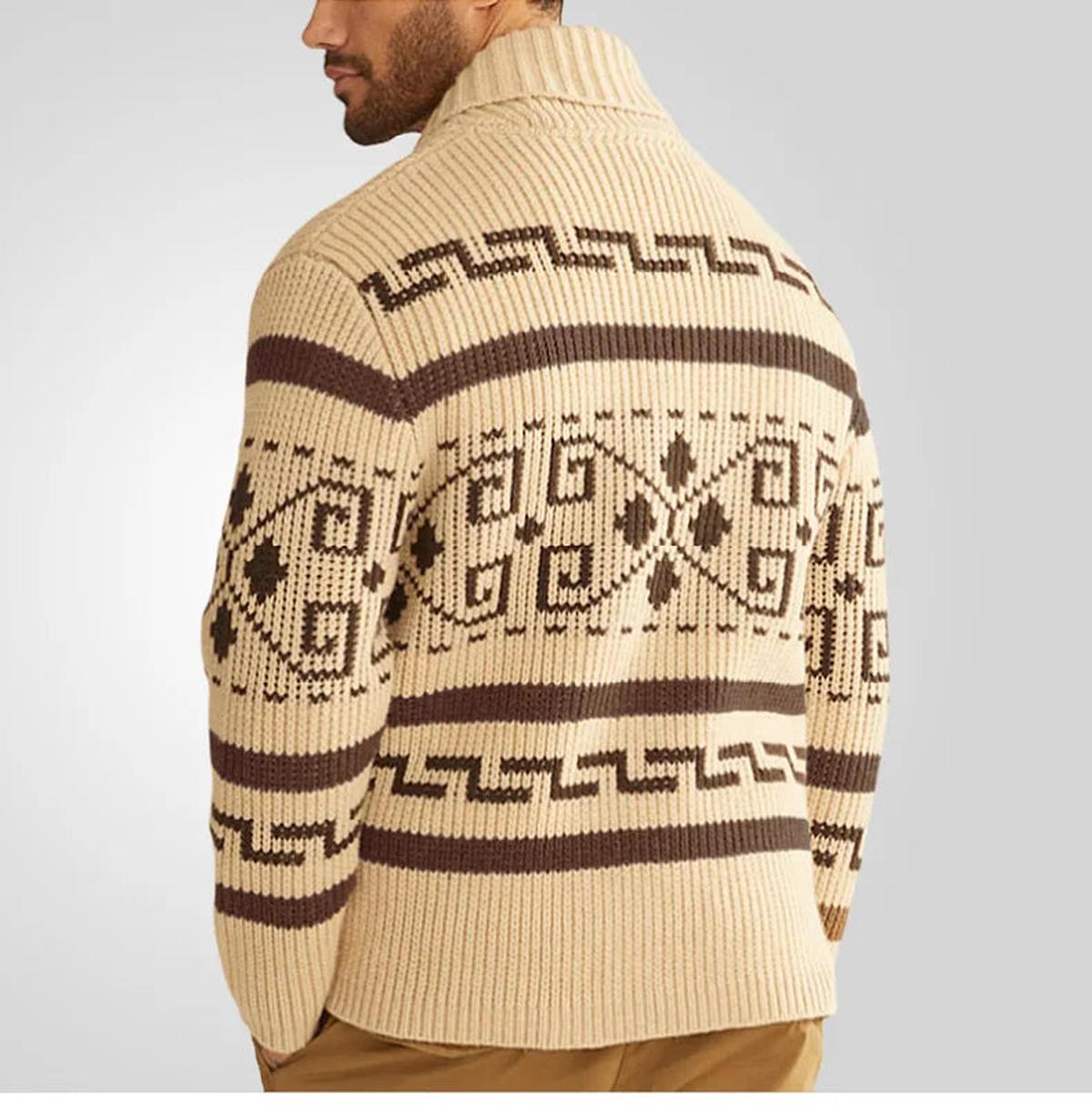 Pull Homme Décontracté à Motif Chaud