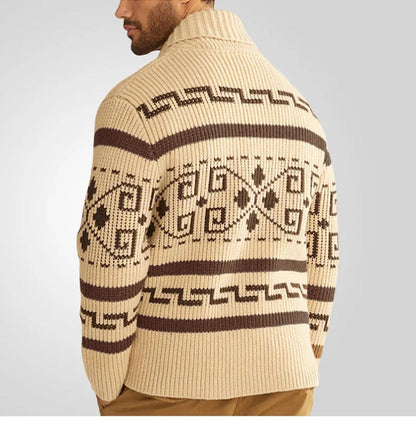 Pull Homme Décontracté à Motif Chaud