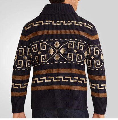 Pull Homme Décontracté à Motif Chaud