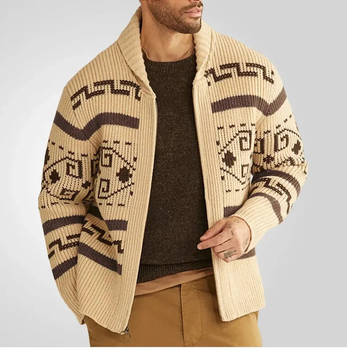 Pull Homme Décontracté à Motif Chaud - BerlinGlamour